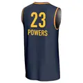 Men's Aerial Powers ＃23 Replica Navy Indiana Fever Lightweight Jersey