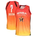 Men's Aliyah Boston ＃7 Explorer Edition Victory Orange Indiana Fever 2025 All-Star Game Jersey