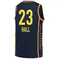 Men's Bree Hall ＃23 Explorer Edition Victory Navy Indiana Fever 2021 Jersey