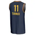 Men's Brianna Turner ＃11 Replica Navy Indiana Fever Lightweight Jersey
