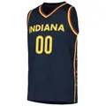 Men's Custom ＃00 Explorer Edition Victory Navy Indiana Fever 2021 Jersey