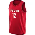 Men's Damiris Dantas ＃12 Rebel Edition Victory Red Indiana Fever 2023 Jersey