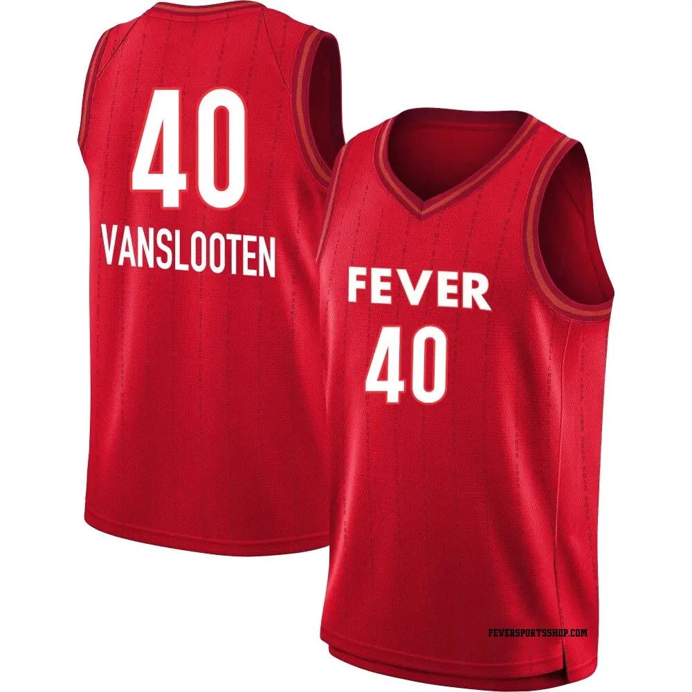 Men's Grace VanSlooten ＃40 Rebel Edition Victory Red Indiana Fever 2023 Jersey