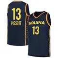 Men's Justine Pissott ＃13 Explorer Edition Victory Navy Indiana Fever 2021 Jersey