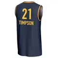 Men's Makayla Timpson ＃21 Replica Navy Indiana Fever Lightweight Jersey