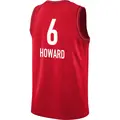 Men's Natasha Howard ＃6 Rebel Edition Victory Red Indiana Fever 2023 Jersey