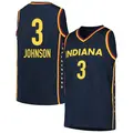 Men's Raven Johnson ＃3 Explorer Edition Victory Navy Indiana Fever 2021 Jersey
