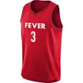Men's Raven Johnson ＃3 Rebel Edition Victory Red Indiana Fever 2023 Jersey