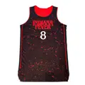 Men's Sophie Cunningham ＃8 Rebel Edition Victory Black Indiana Fever 2021 Jersey