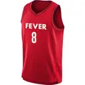 Men's Sophie Cunningham ＃8 Rebel Edition Victory Red Indiana Fever 2023 Jersey