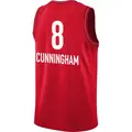 Men's Sophie Cunningham ＃8 Rebel Edition Victory Red Indiana Fever 2023 Jersey