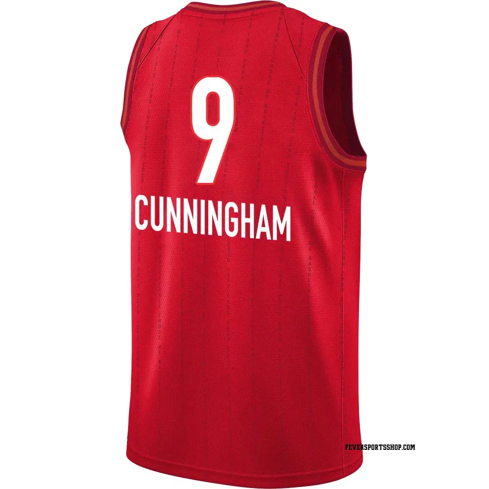 Men's Sophie Cunningham #9 Rebel Edition Victory Red Indiana Fever