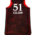 Men's Sydney Colson ＃51 Rebel Edition Victory Black Indiana Fever 2021 Jersey