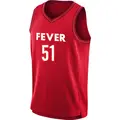 Men's Sydney Colson ＃51 Rebel Edition Victory Red Indiana Fever 2023 Jersey