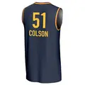Men's Sydney Colson ＃51 Replica Navy Indiana Fever Lightweight Jersey