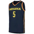 Men's Victaria Saxton ＃5 Explorer Edition Victory Navy Indiana Fever 2021 Jersey