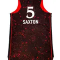 Men's Victaria Saxton ＃5 Rebel Edition Victory Black Indiana Fever 2021 Jersey