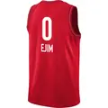 Men's Yvonne Ejim ＃0 Rebel Edition Victory Red Indiana Fever 2023 Jersey