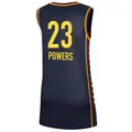 Women's Aerial Powers ＃23 Explorer Edition Victory Navy Indiana Fever 2021 Jersey