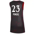 Women's Aerial Powers ＃23 Rebel Edition Victory Black Indiana Fever 2021 Jersey