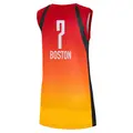 Women's Aliyah Boston ＃7 Explorer Edition Victory Orange Indiana Fever 2025 All-Star Game Jersey