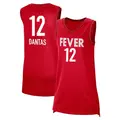 Women's Damiris Dantas ＃12 Rebel Edition Victory Red Indiana Fever 2023 Jersey