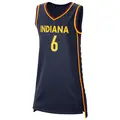 Women's Natasha Howard ＃6 Explorer Edition Victory Navy Indiana Fever 2021 Jersey