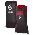 Women's Natasha Howard ＃6 Rebel Edition Victory Black Indiana Fever 2021 Jersey