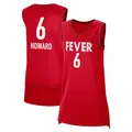 Women's Natasha Howard ＃6 Rebel Edition Victory Red Indiana Fever 2023 Jersey
