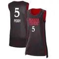 Women's Shey Peddy ＃5 Rebel Edition Victory Black Indiana Fever 2021 Jersey