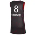 Women's Sophie Cunningham ＃8 Rebel Edition Victory Black Indiana Fever 2021 Jersey