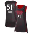 Women's Sydney Colson ＃51 Rebel Edition Victory Black Indiana Fever 2021 Jersey