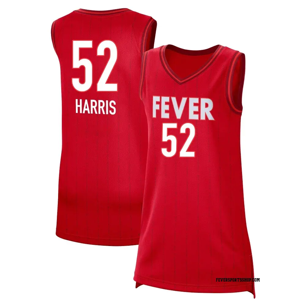 Women's Tyasha Harris ＃52 Rebel Edition Victory Red Indiana Fever 2023 Jersey