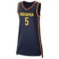 Women's Victaria Saxton ＃5 Explorer Edition Victory Navy Indiana Fever 2021 Jersey