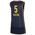 Women's Victaria Saxton ＃5 Explorer Edition Victory Navy Indiana Fever 2021 Jersey