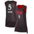 Women's Victaria Saxton ＃5 Rebel Edition Victory Black Indiana Fever 2021 Jersey