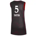 Women's Victaria Saxton ＃5 Rebel Edition Victory Black Indiana Fever 2021 Jersey