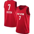 Youth Aliyah Boston ＃7 Rebel Edition Victory Red Indiana Fever 2023 Jersey