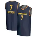 Youth Aliyah Boston ＃7 Replica Navy Indiana Fever Lightweight Jersey