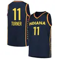 Youth Brianna Turner ＃11 Explorer Edition Victory Navy Indiana Fever 2021 Jersey