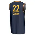 Youth Caitlin Clark ＃22 Replica Navy Indiana Fever Lightweight Jersey