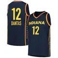 Youth Damiris Dantas ＃12 Explorer Edition Victory Navy Indiana Fever 2021 Jersey