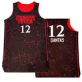 Youth Damiris Dantas ＃12 Rebel Edition Victory Black Indiana Fever 2021 Jersey