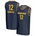 Youth Damiris Dantas ＃12 Replica Navy Indiana Fever Lightweight Jersey