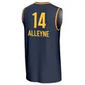 Youth Jillian Alleyne ＃14 Replica Navy Indiana Fever Lightweight Jersey