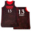Youth Justine Pissott ＃13 Rebel Edition Victory Black Indiana Fever 2021 Jersey