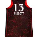 Youth Justine Pissott ＃13 Rebel Edition Victory Black Indiana Fever 2021 Jersey