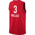 Youth Kristy Wallace ＃3 Rebel Edition Victory Red Indiana Fever 2023 Jersey