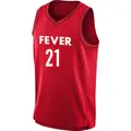 Youth Makayla Timpson ＃21 Rebel Edition Victory Red Indiana Fever 2023 Jersey