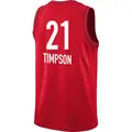 Youth Makayla Timpson ＃21 Rebel Edition Victory Red Indiana Fever 2023 Jersey